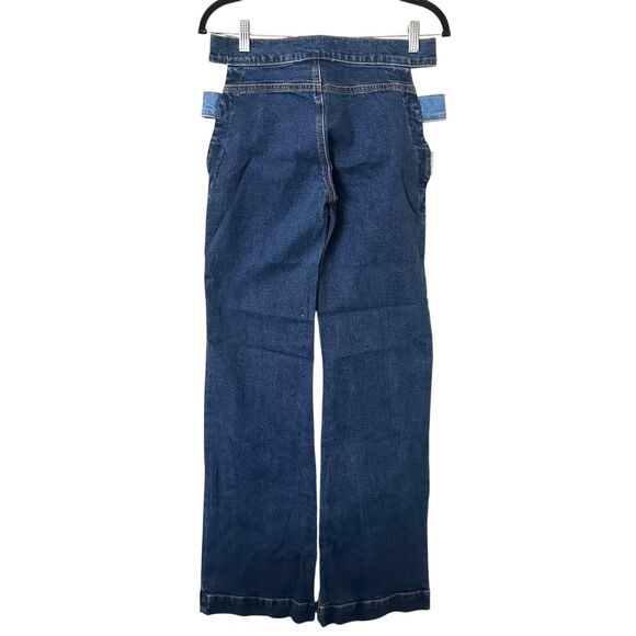 REVICE Shes A 10 Cut Out Flared Denim Sz 25 - Picture 3 of 6